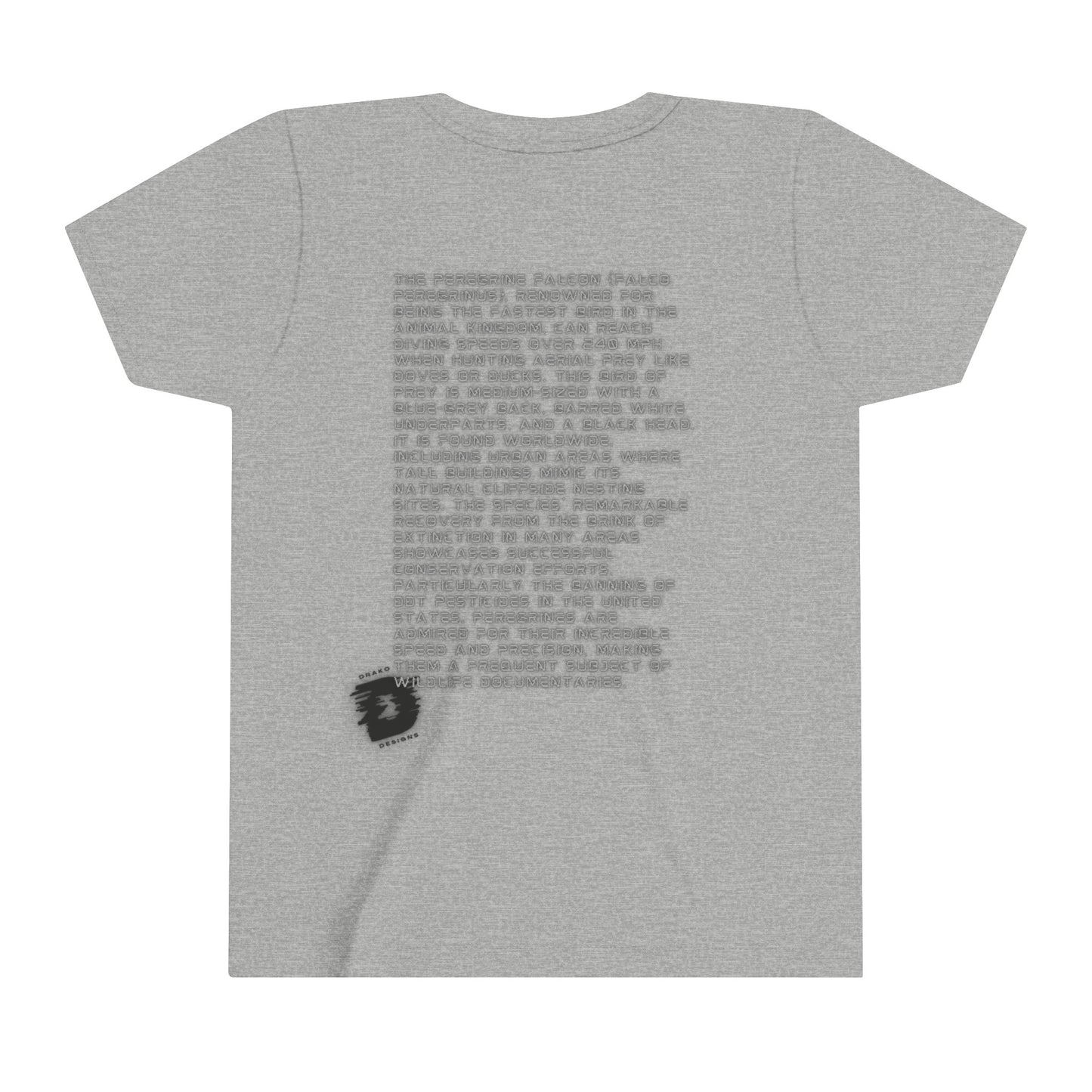 Peregrine Falcon Fun Facts - Educational T-Shirt