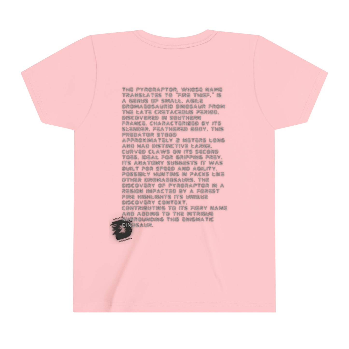 Pyro Raptor - Fire Thief Fun Facts Educational T-Shirt