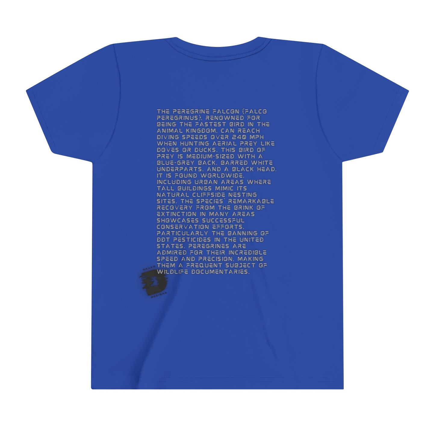 Peregrine Falcon Fun Facts - Educational T-Shirt