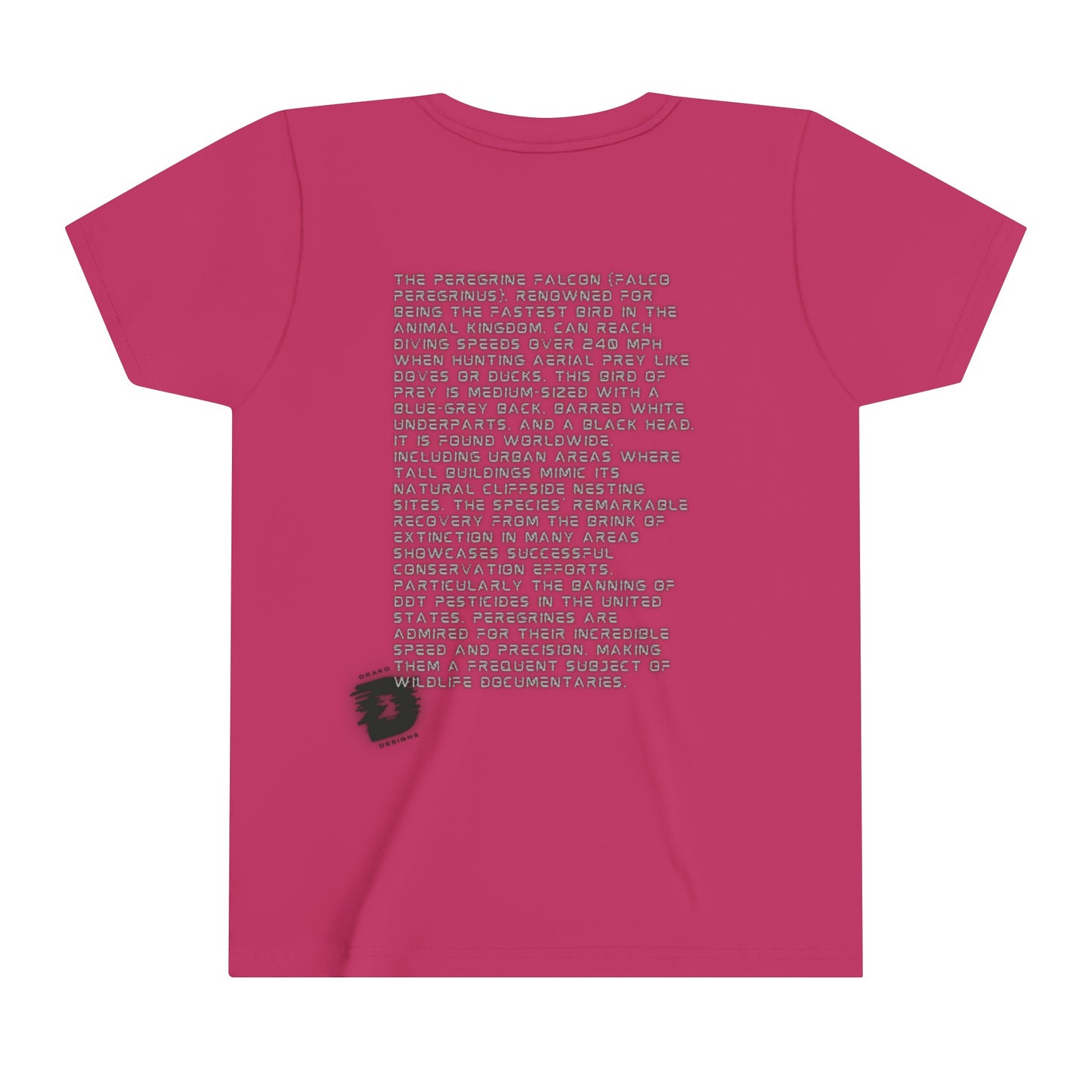 Peregrine Falcon Fun Facts - Educational T-Shirt