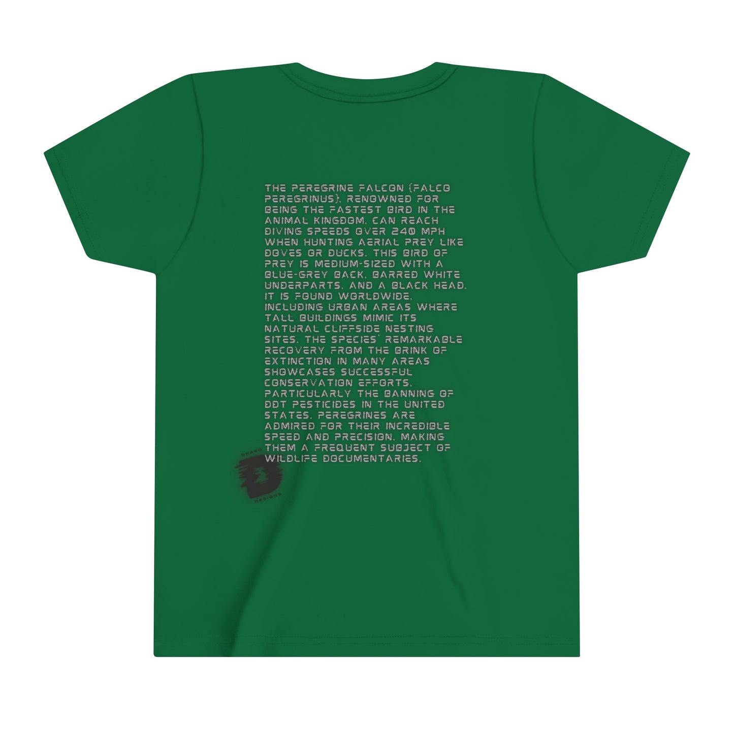 Peregrine Falcon Fun Facts - Educational T-Shirt