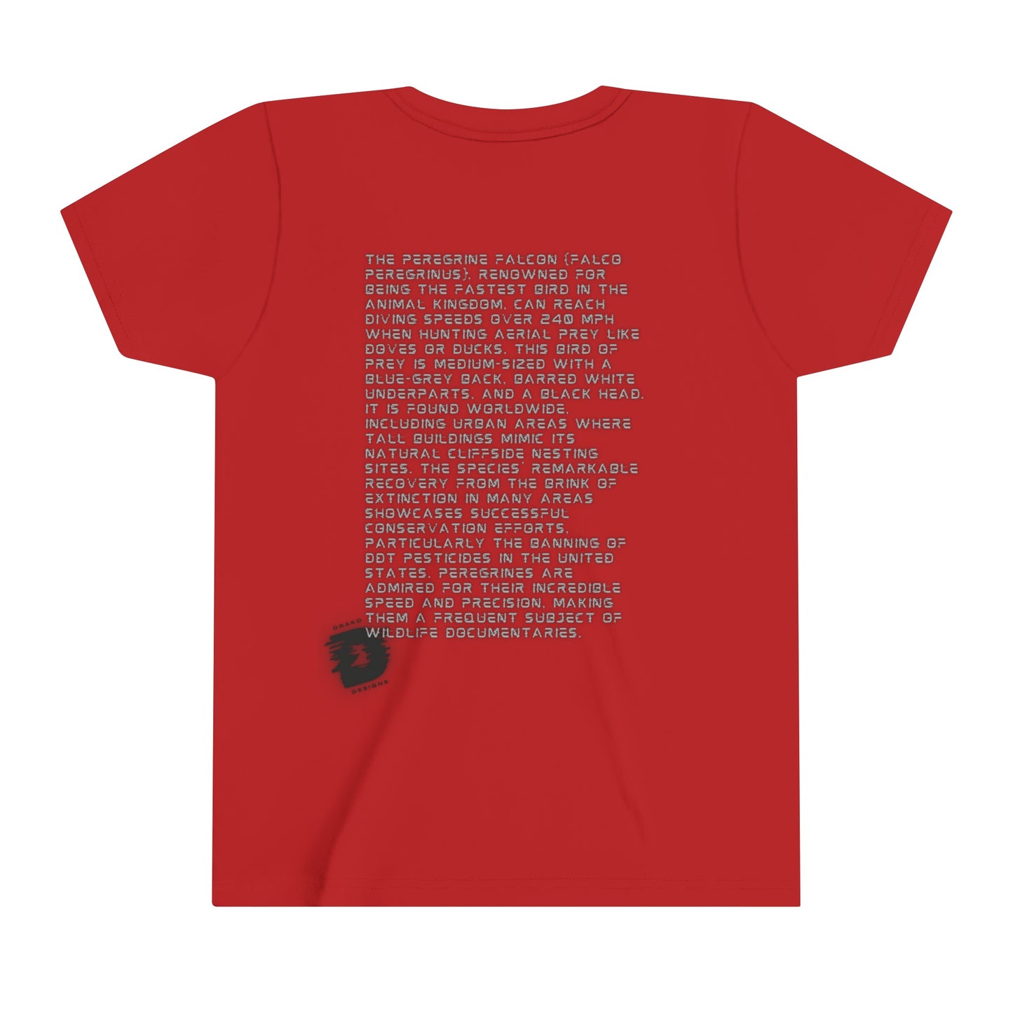 Peregrine Falcon Fun Facts - Educational T-Shirt