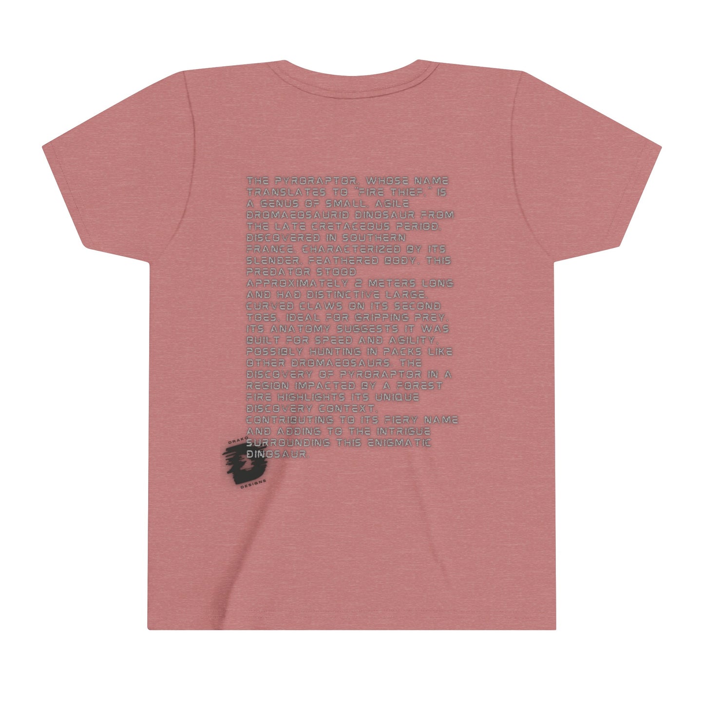 Pyro Raptor - Fire Thief Fun Facts Educational T-Shirt