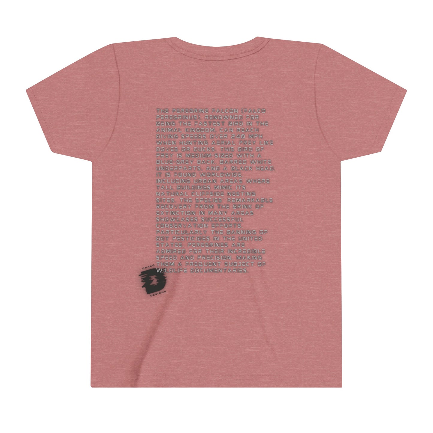 Peregrine Falcon Fun Facts - Educational T-Shirt