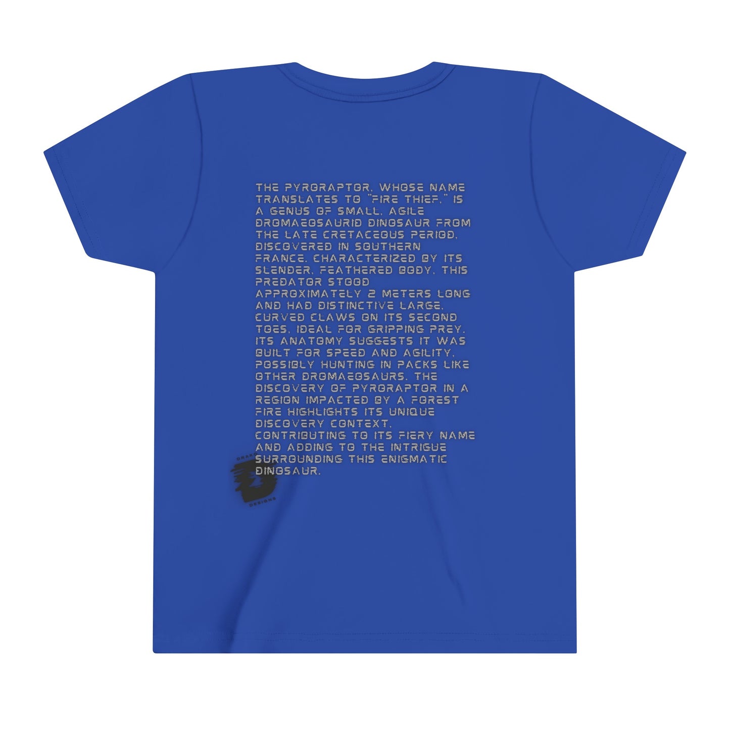 Pyro Raptor - Fire Thief Fun Facts Educational T-Shirt