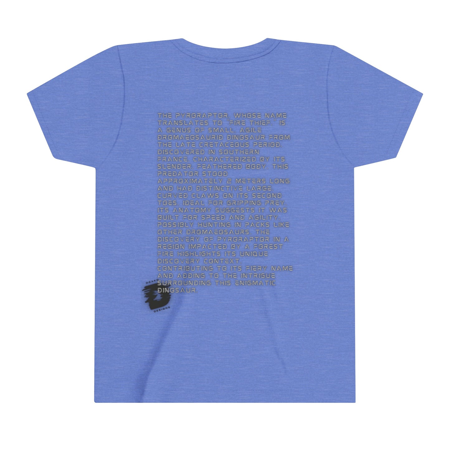 Pyro Raptor - Fire Thief Fun Facts Educational T-Shirt