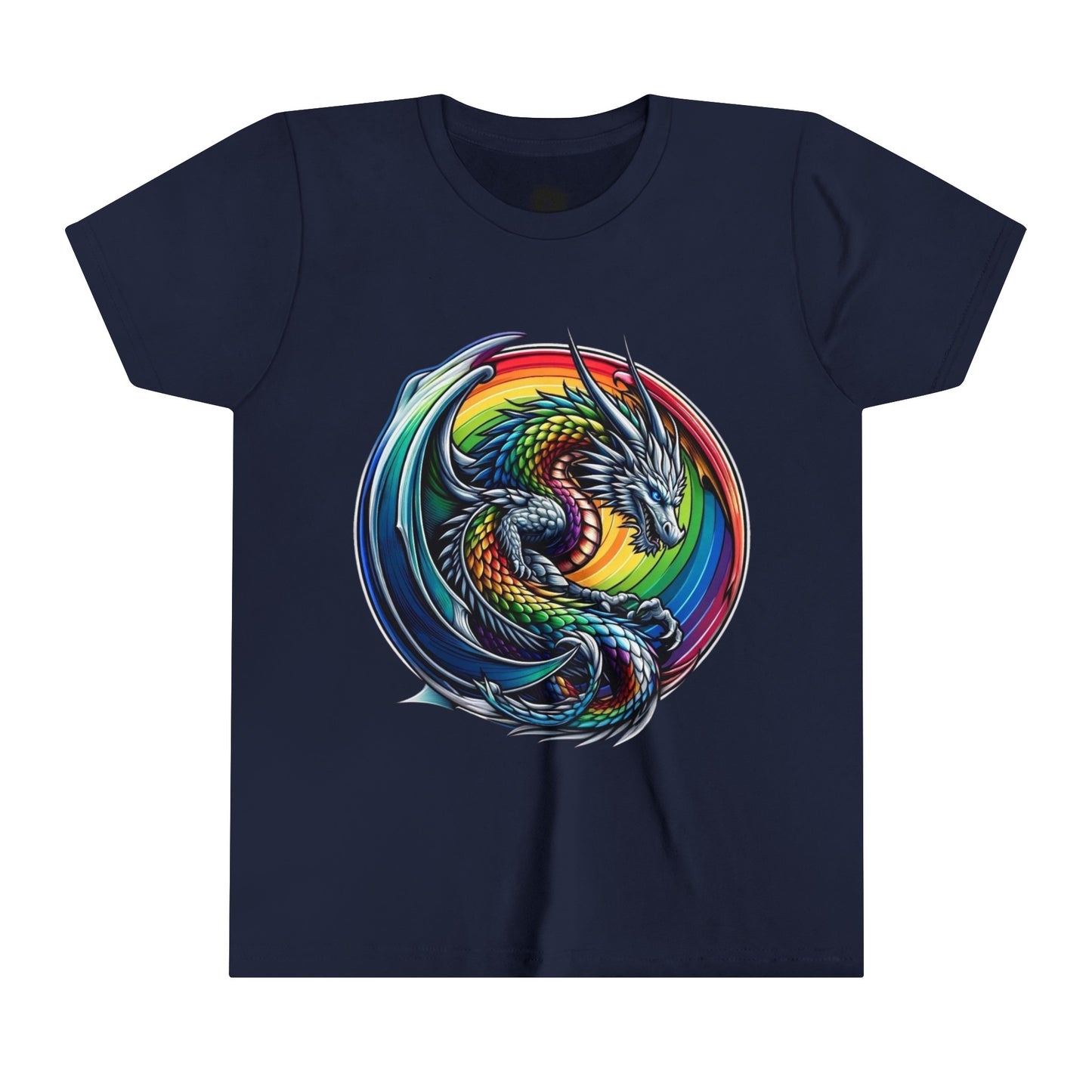 Rainbow Dragon - Kids Dragon T-Shirt