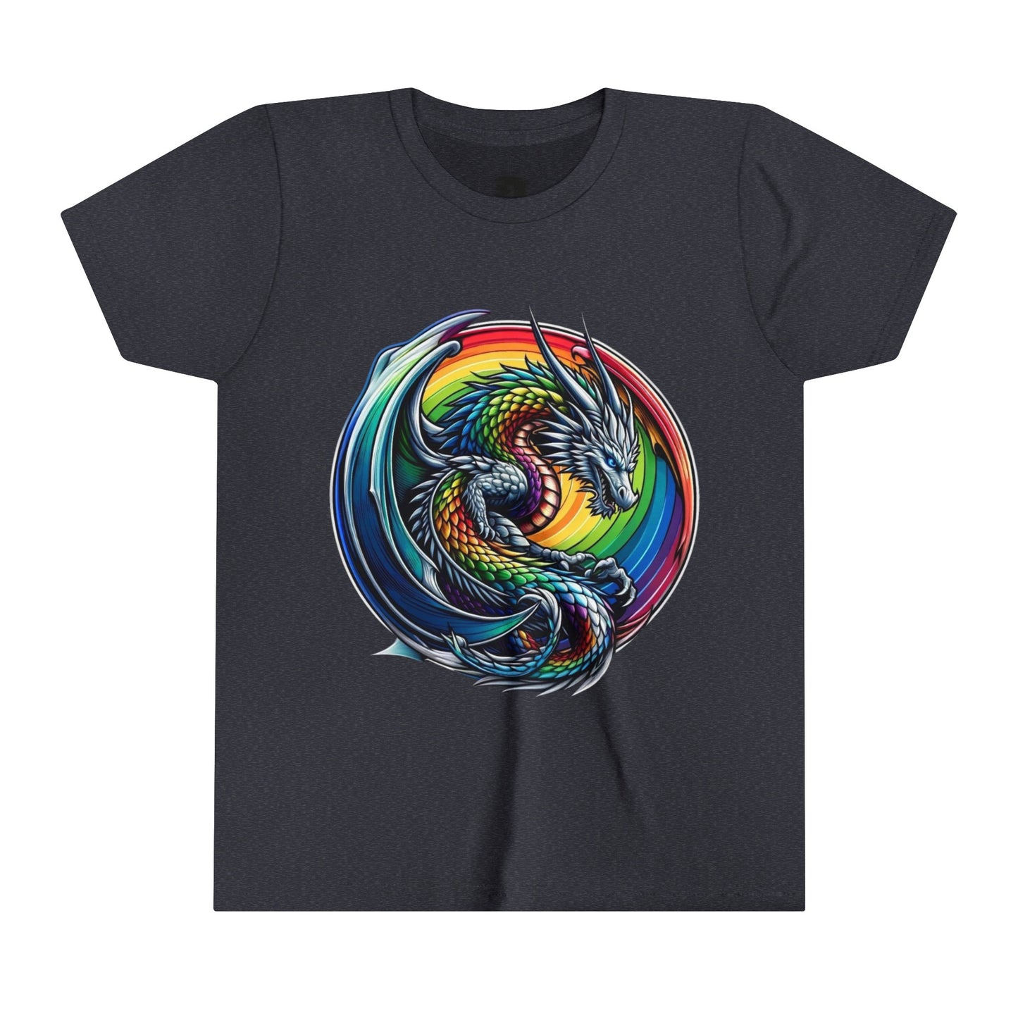 Rainbow Dragon - Kids Dragon T-Shirt