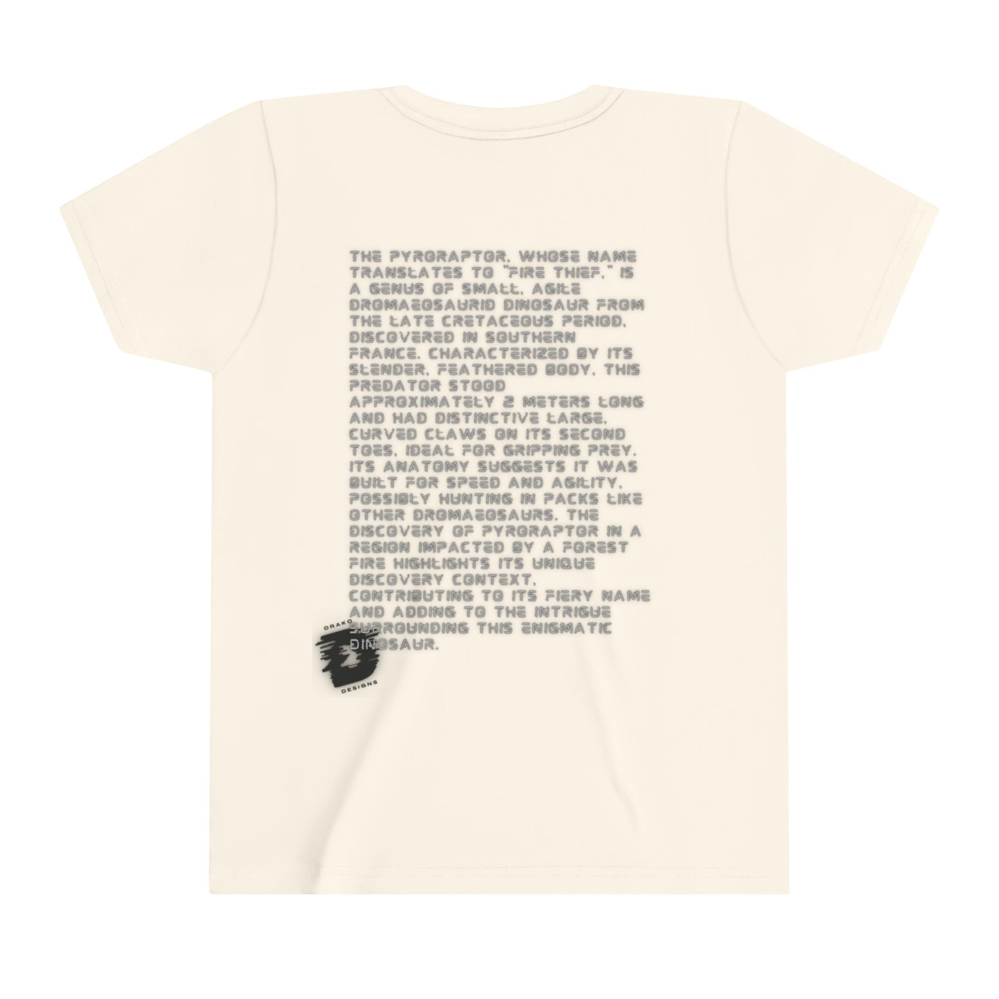 Pyro Raptor - Fire Thief Fun Facts Educational T-Shirt