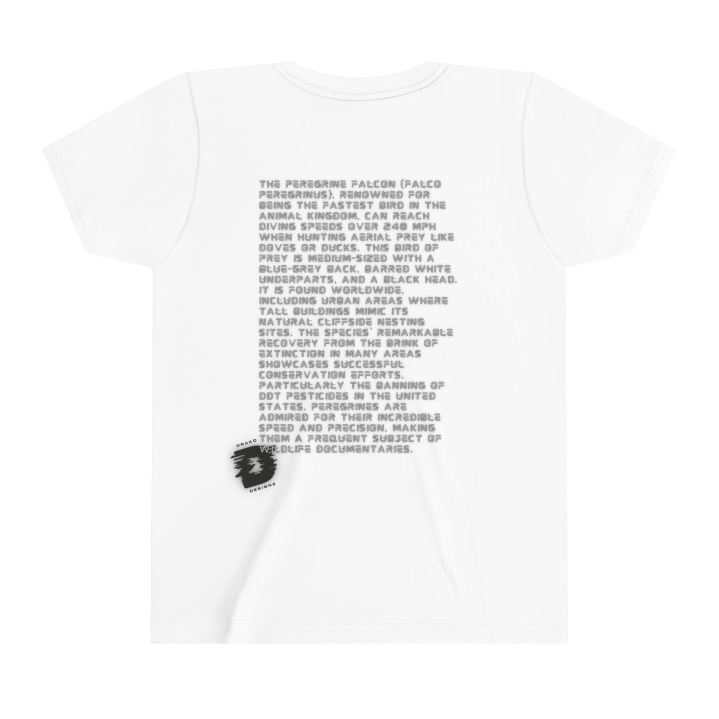 Peregrine Falcon Fun Facts - Educational T-Shirt