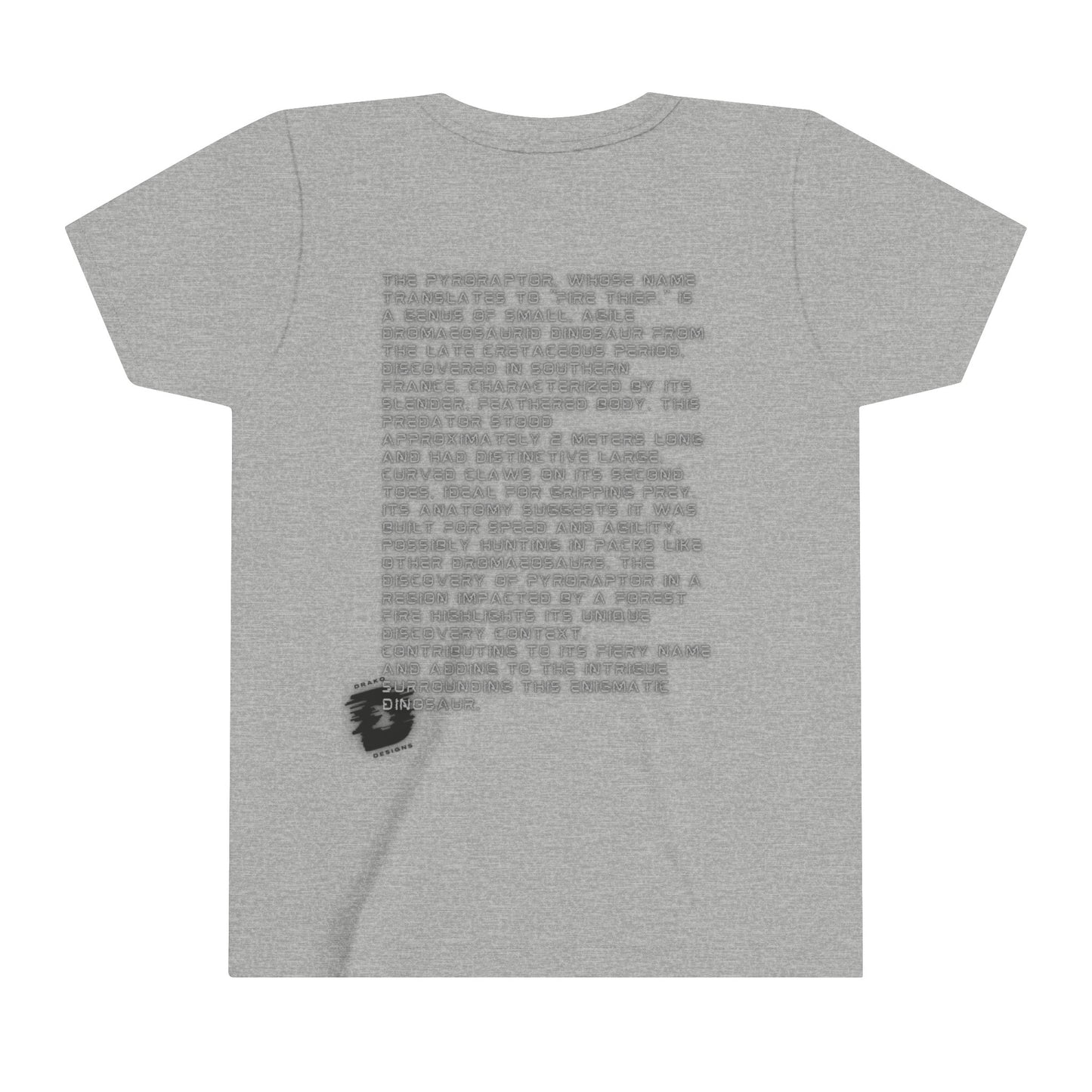 Pyro Raptor - Fire Thief Fun Facts Educational T-Shirt