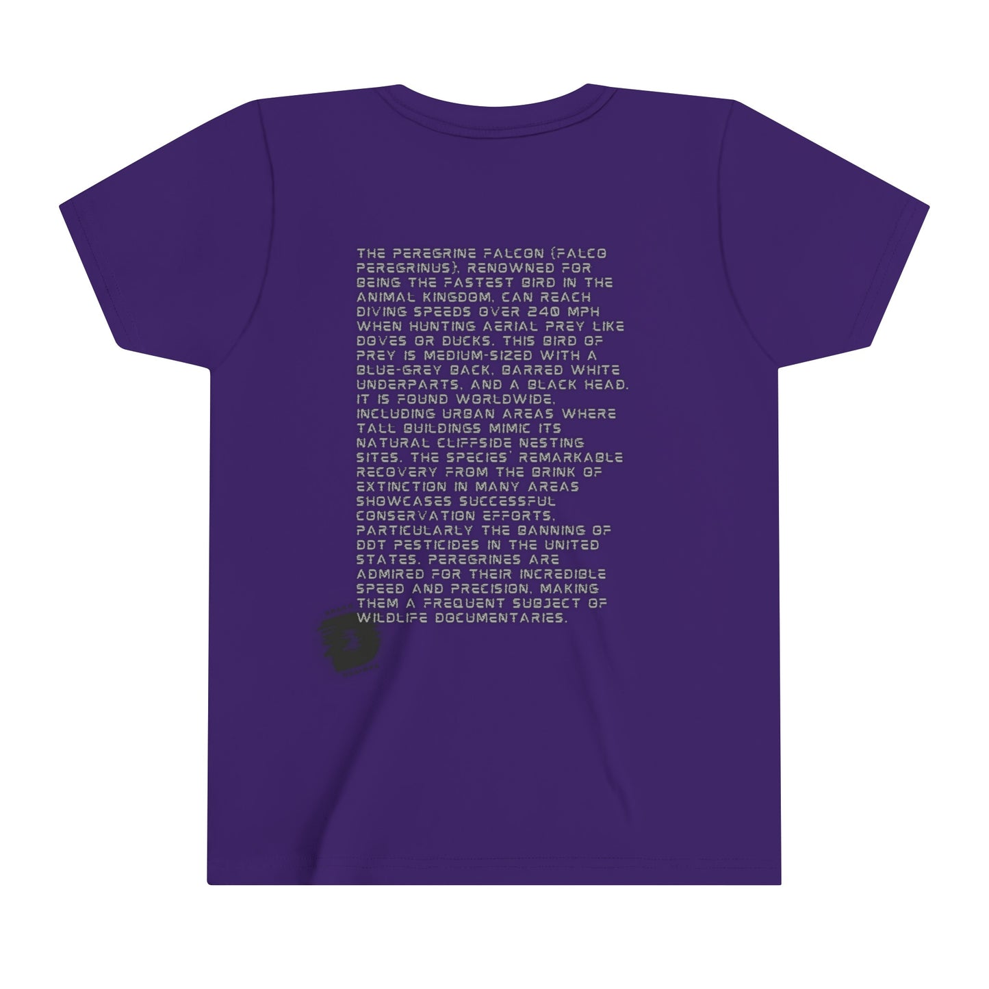 Peregrine Falcon Fun Facts - Educational T-Shirt
