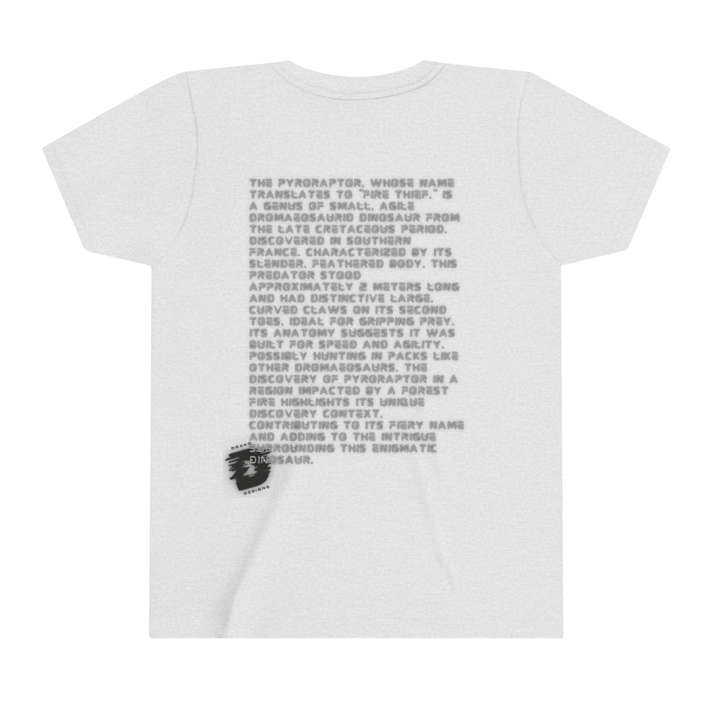 Pyro Raptor - Fire Thief Fun Facts Educational T-Shirt