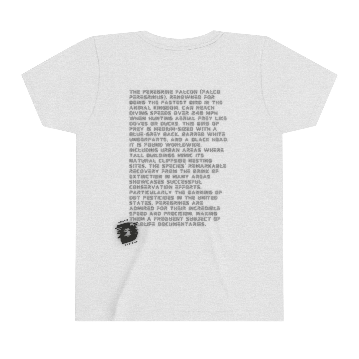 Peregrine Falcon Fun Facts - Educational T-Shirt