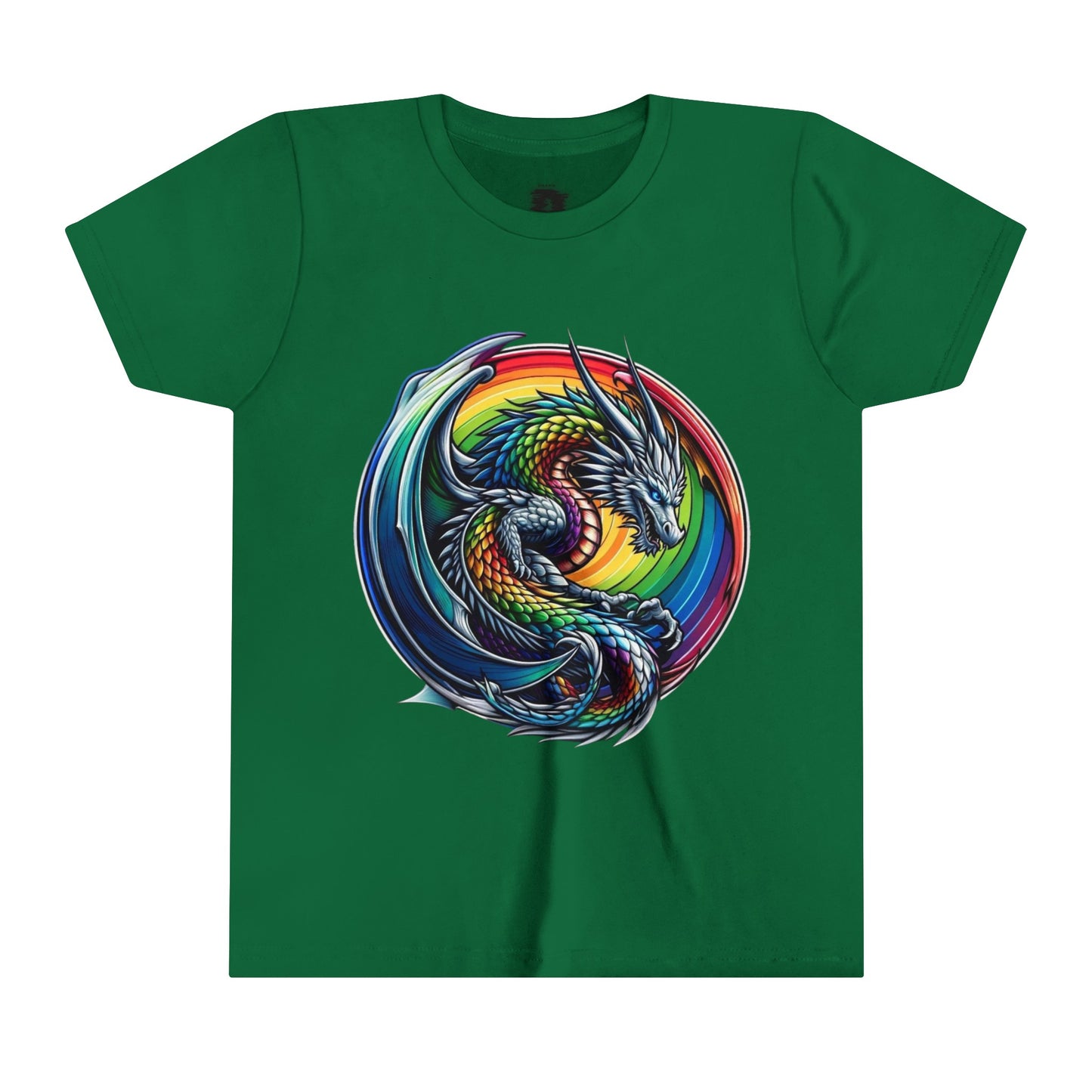 Rainbow Dragon - Kids Dragon T-Shirt