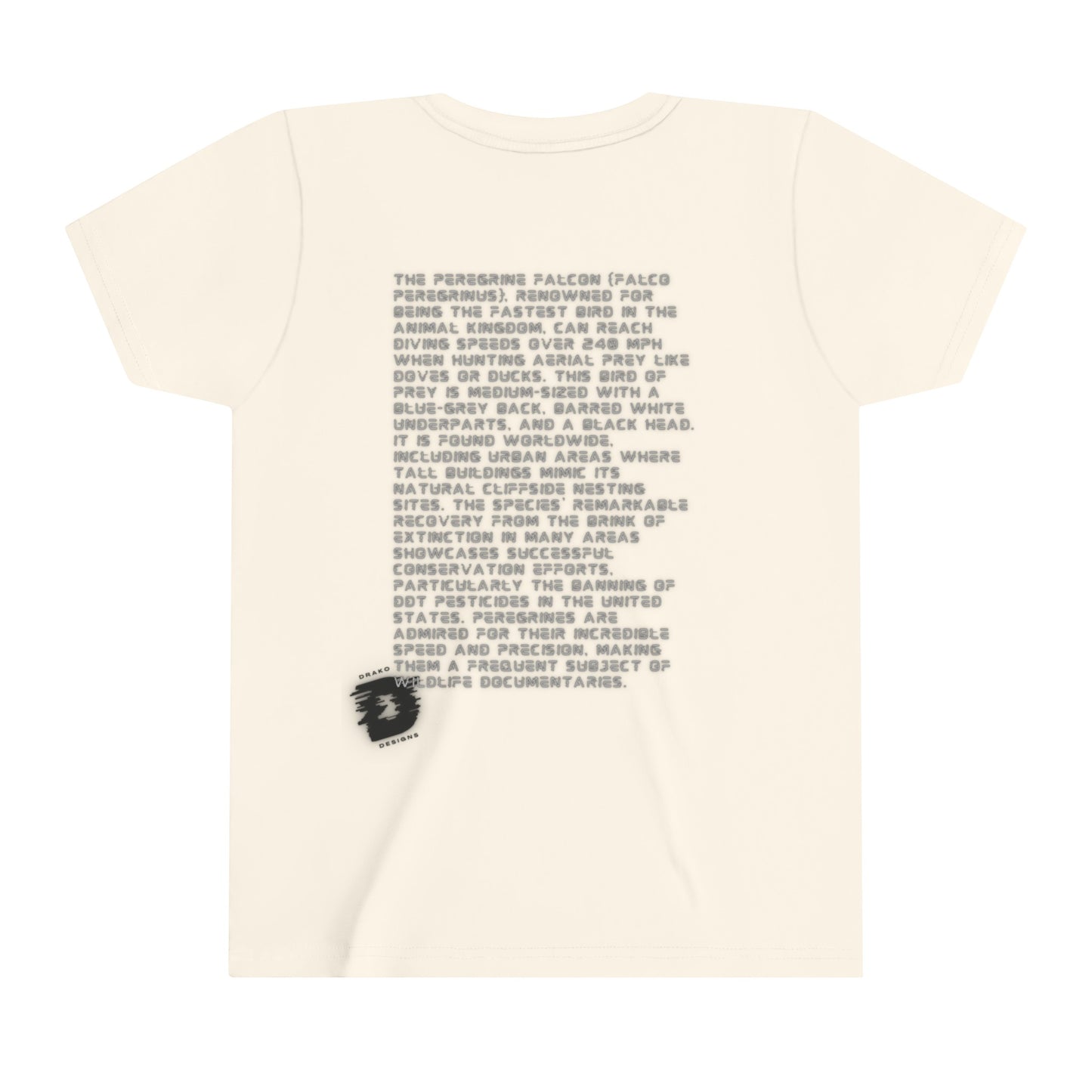 Peregrine Falcon Fun Facts - Educational T-Shirt