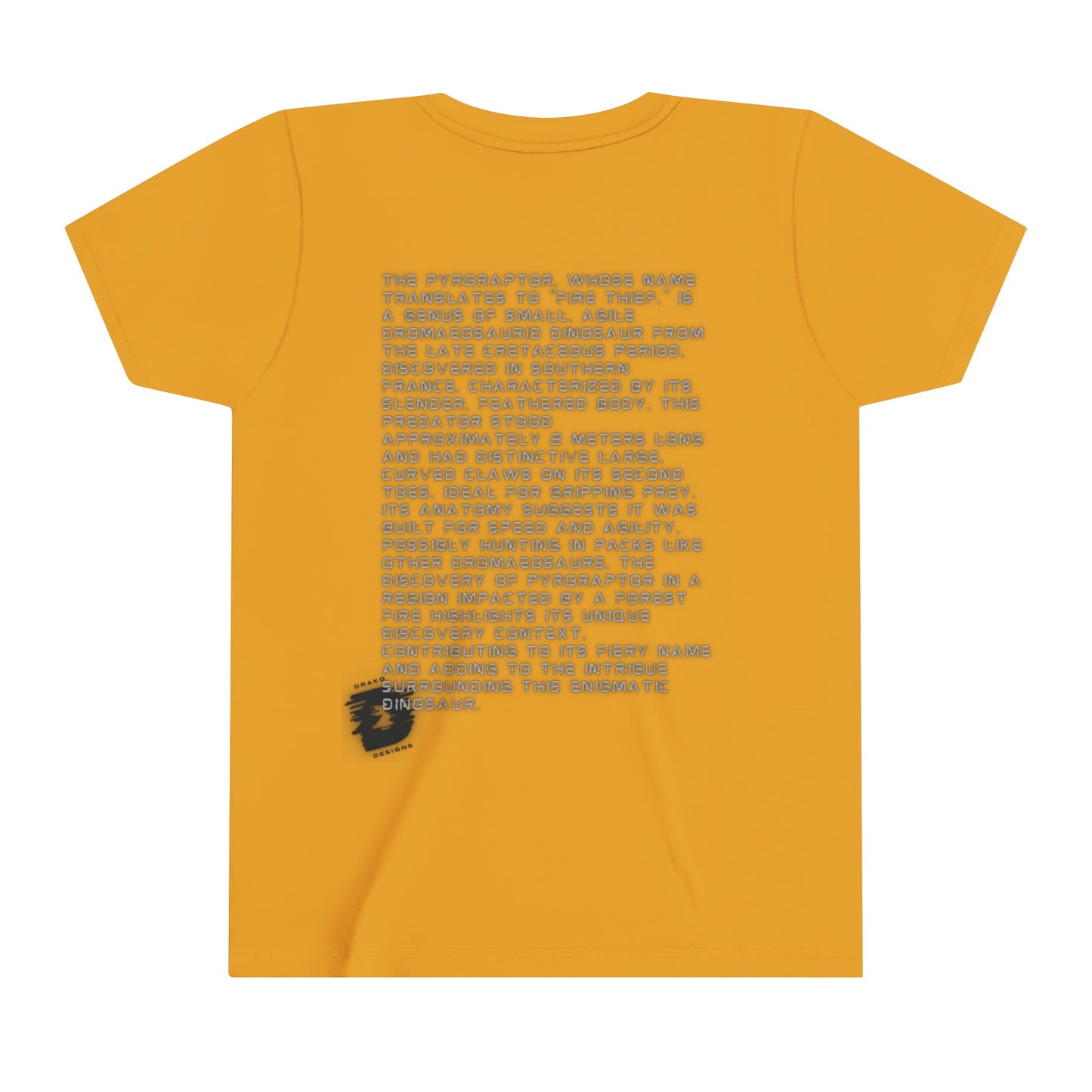 Pyro Raptor - Fire Thief Fun Facts Educational T-Shirt