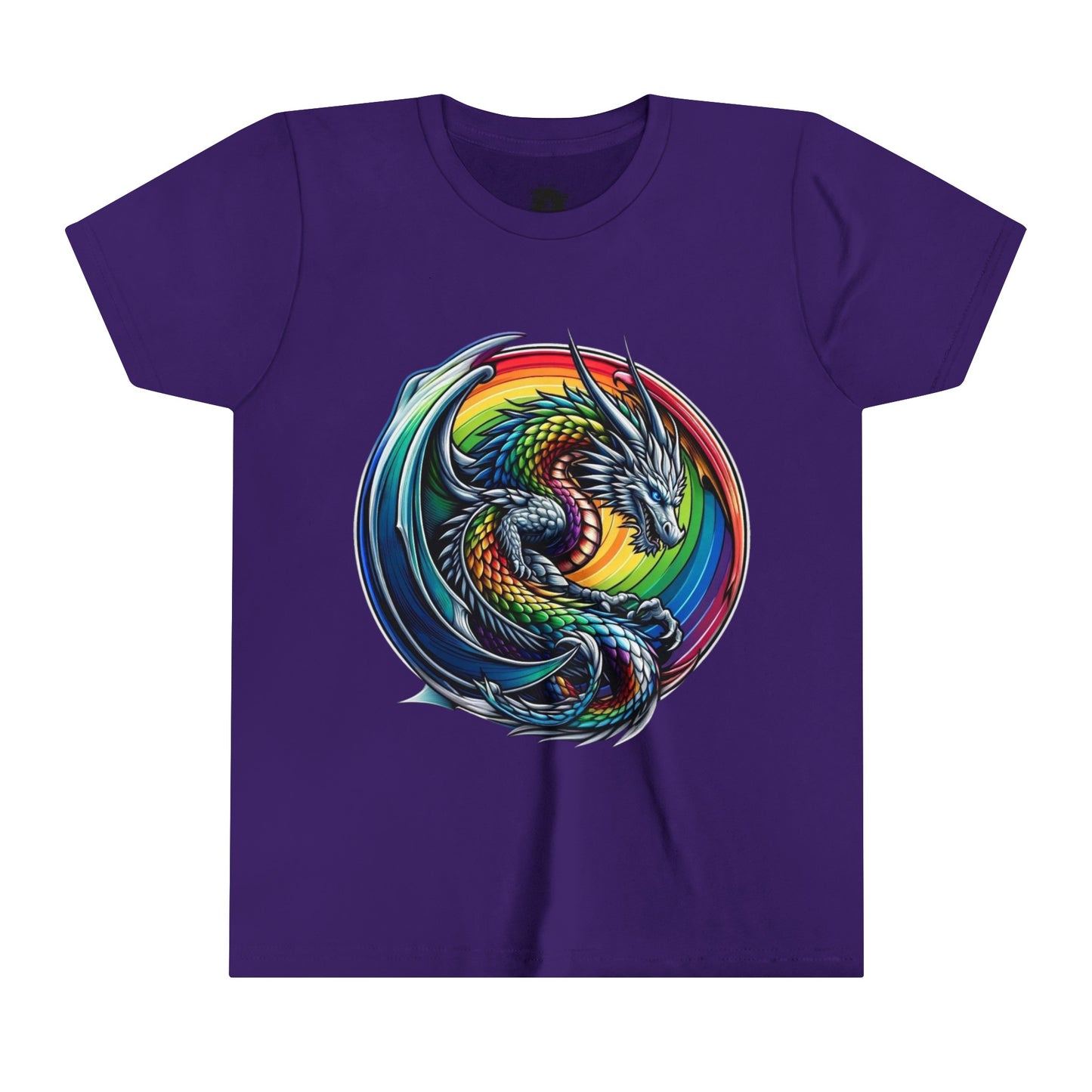 Rainbow Dragon - Kids Dragon T-Shirt