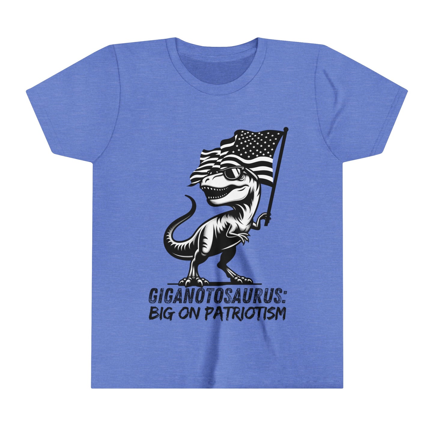 Giganotosaurus: Big on Patriotism - Kids Dinosaur Patriotic T-Shirt