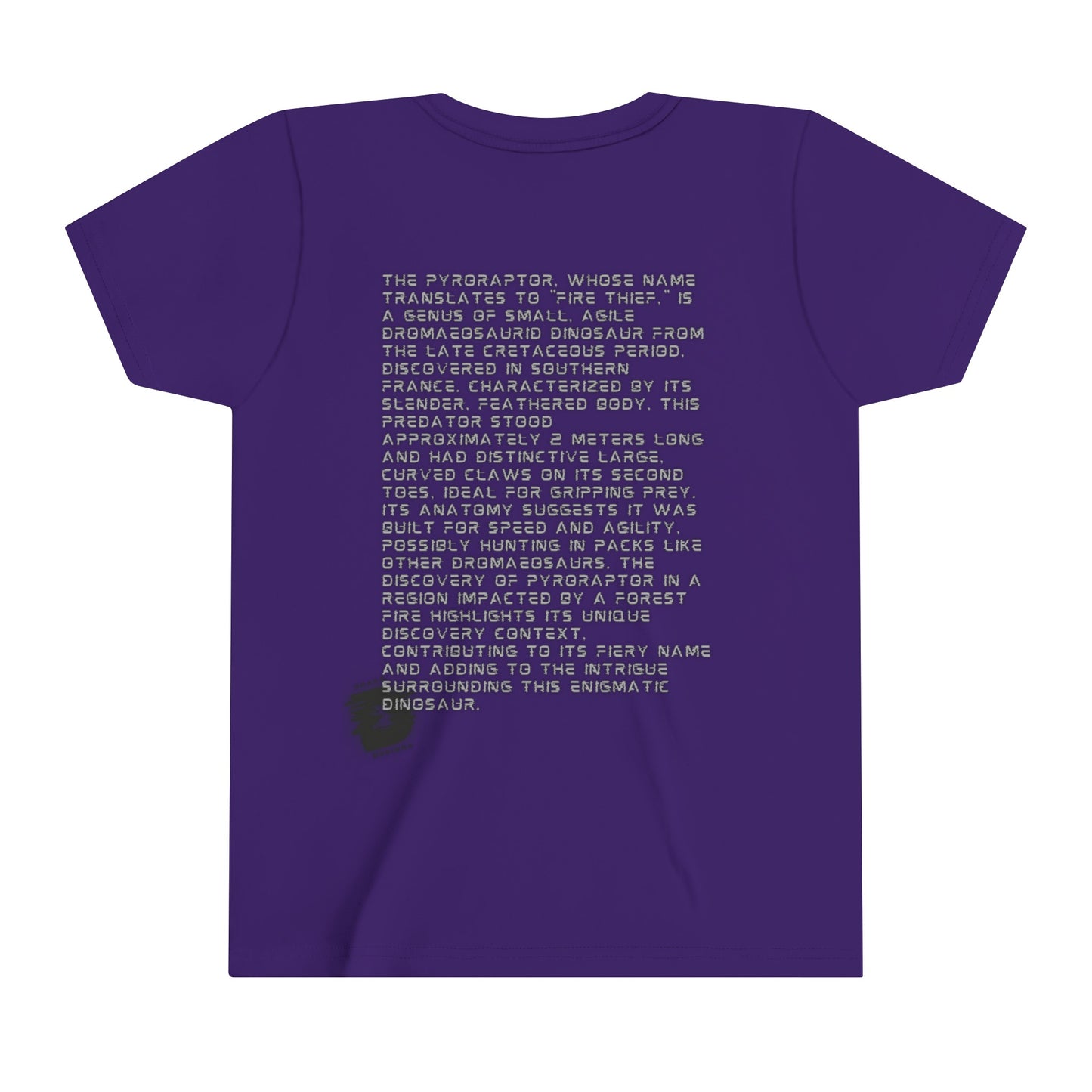 Pyro Raptor - Fire Thief Fun Facts Educational T-Shirt