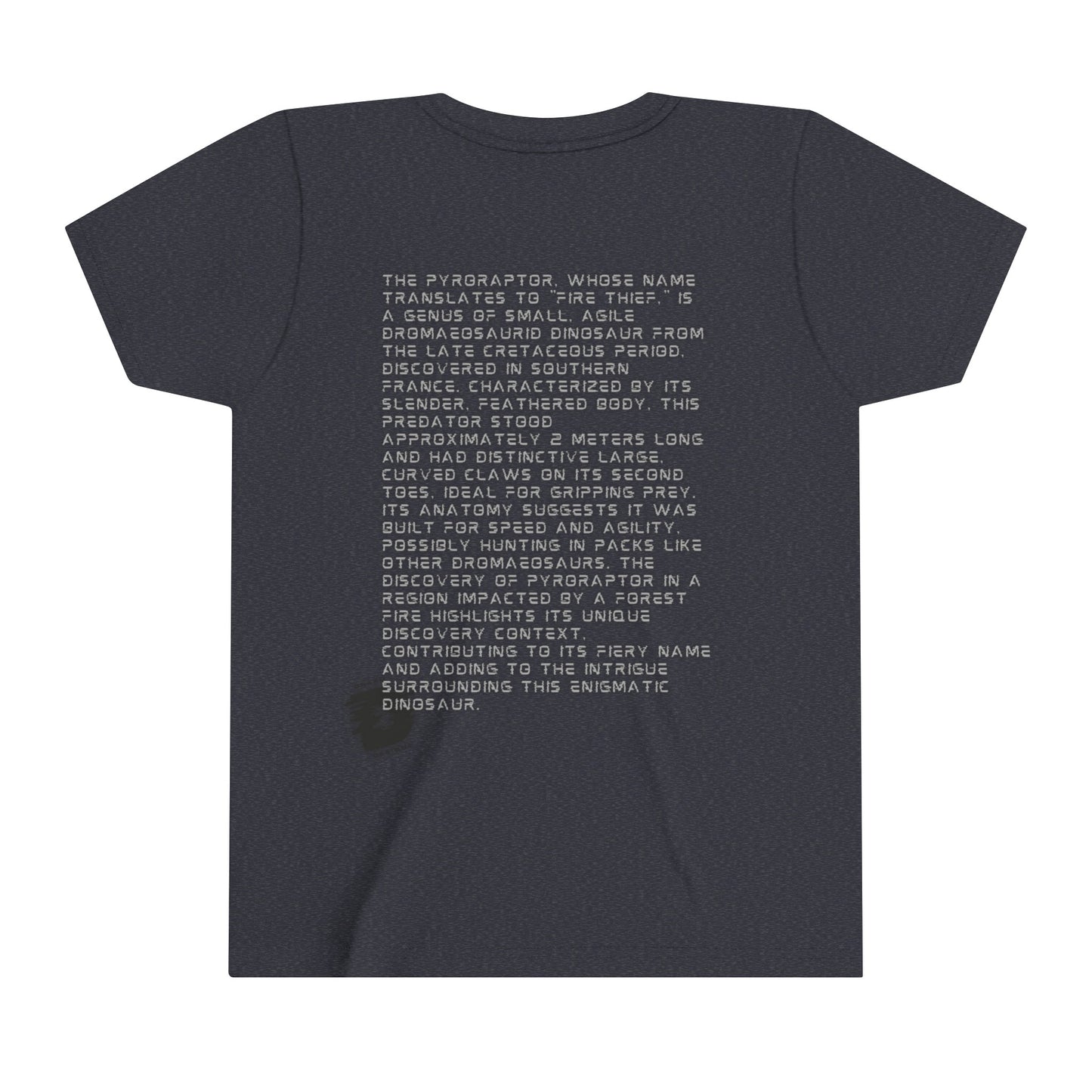 Pyro Raptor - Fire Thief Fun Facts Educational T-Shirt