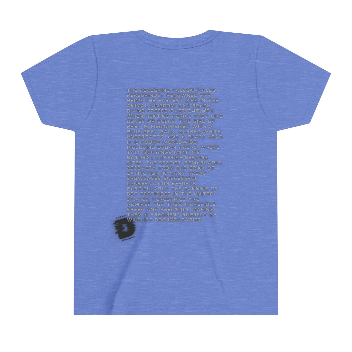 Peregrine Falcon Fun Facts - Educational T-Shirt