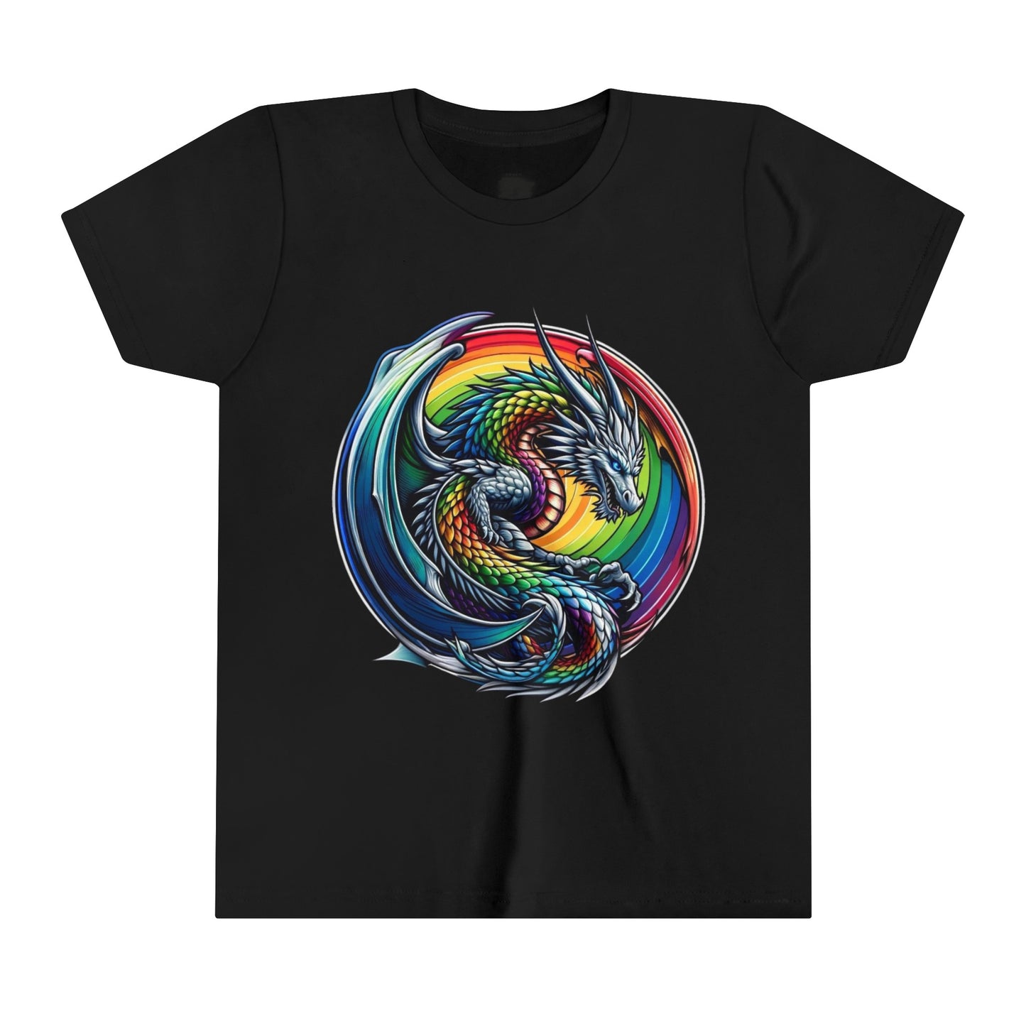 Rainbow Dragon - Kids Dragon T-Shirt